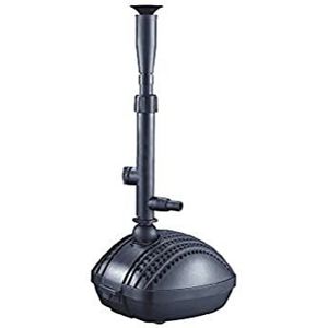 AquaForte FP-4000 met FT04, fonteinpomp set met accessoires, waterbel en meertraps fonteinkop, max. debiet 4 m3/uur, max. opvoerhoogte 2,9 meter, 75 watt