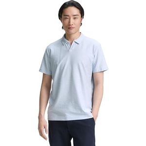 TOM TAILOR Poloshirt voor heren, 13302 - Light Metal Blue, XXL