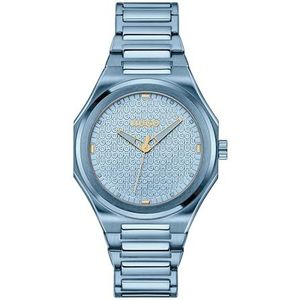 HUGO Drie Hand Quartz Beweging Horloge voor Vrouwen #Grail voor HER Collectie met Blauwe Roestvrij Stalen Armband - 1540176, Blauw, Eén maat
