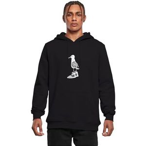 Mister Tee Herentrui met capuchon Seagull Sneakers Hoody, Hoodie met grafische print, regular fit, maten XS - 5XL, zwart, 3XL