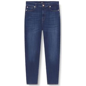 7 For All Mankind Aubrey Slim Illusion Luxe Starlight Dark Blue, Donkerblauw, 23W