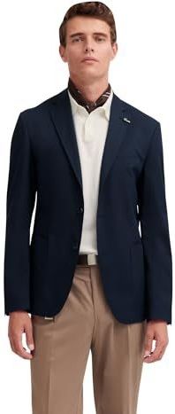 Blazer - Marine - Opgestikte Zak - Reverskraag - Lange Mouwen