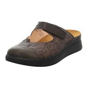 Think Meggie 3000 Clogs voor dames, met leren voering, espresso/combi 3000, 36 EU, espresso combi 3000, 36 EU