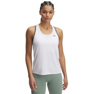 Under Armour - Tech Knockout - Mouwloos T-shirt - Fire/Wit - UA Tech™ Stof