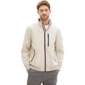 TOM TAILOR Heren 1038910 jas, 26199-Beige Alfalfa, S, 26199 - Beige Alfalfa, S