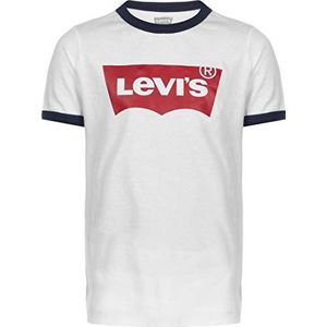 Levi's Kids LVB-BATWING RINGER Tee jongens T-shirt 10-16 jaar, Wit., 14 Jaren