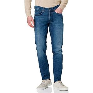 BRAX Heren skinny fit jeans broek Style Chris Stretch katoen, Steel Blue Used, 38W x 32L