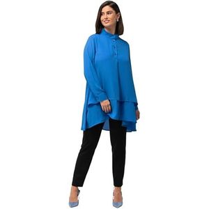 Ulla Popken - Tunika - Licht Petrol Blauw - Lange Mouwen
