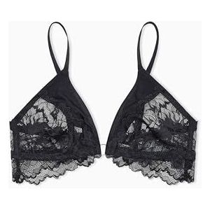 EMPORIO ARMANI Vrouw Eternal Lace Triangle BH Zwart L, Zwart Bloemetje, L