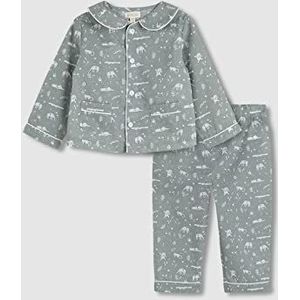 Gocco Pyjama met jungle-motief, donkergroen, 18/24 maanden voor baby's, donkergroen, 18-24 Maanden