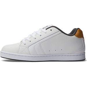 DC Shoes Net sneakers voor heren, wit/wit/grijs (LT Grey), 39 EU, Wit Wit Lt Grijs, 39 EU