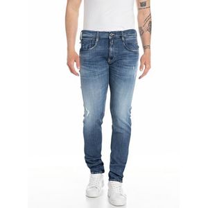 Replay Anbass Aged Jeans voor heren, 009, medium blue., 36W x 34L