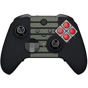 eXtremeRate Voorste Schaal Cover voor Xbox One Elite Series 2 (Model 1797),Shell Case &Accent Rings Vervanging voor Xbox Elite Series 2 Wireless Core Controller-Klassieke NES Stijl