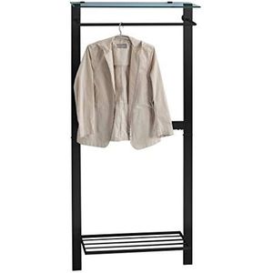 M2 Kollektion Valencia garderobe/wandgarderobe, glas, B/H/D = 80 x 190 x 33 cm