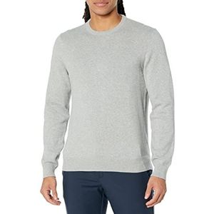 Amazon Essentials Men's Trui met ronde hals (verkrijgbaar in grote en lange maten), Lichtgrijs, XL