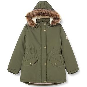 NAME IT Nkfmarlin Parka Jacket Pb South Jas voor meisjes, climbing ivy, 164 cm