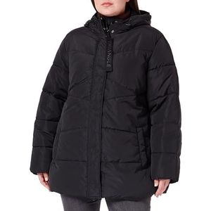 s.Oliver Sales GmbH & Co. KG / s.Oliver Gewatteerde damesjas met capuchon gewatteerde jas met capuchon, zwart, 50