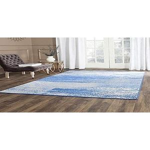 Safavieh Elegant tapijt, geweven polypropyleen tapijt, 120 X 180 cm, zilver/blauw