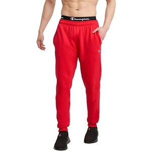 Champion Powerblend sweatshirts voor heren, retro joggingbroek, trainingsbroek, Scarlet C Patch Logo, S