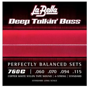 La Bella Bass 760C wit nylon 060/115