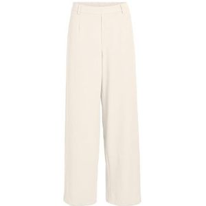 Vila Damesbroek met wijde pijpen, hoge taille, Egret, 38