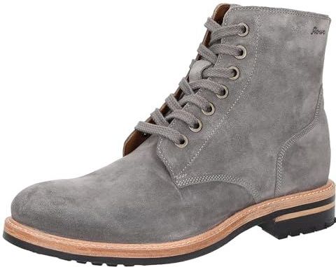 SIOUX - Veterboots - Grijs - Leer - Suède