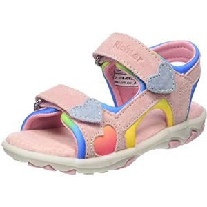 Richter Kinderschuhe Jongens meisjes Dora sandaal, poeder/multicolo/ice, 32 EU, Poeder Multicolo Ice, 32 EU