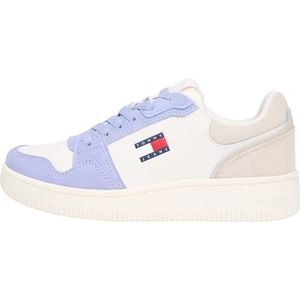 Tommy Jeans Sneakers laag 'RETRO BASKET'  beige / lichtbeige / lavendel