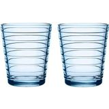 Iittala Aino Aalto - Tumbler Glazen Set - Aquablauw - 2 Stuks