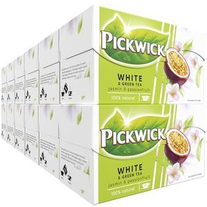 Pickwick White Jasmin Passionfruit - Groene thee - 12 x 20 theezakjes