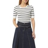 comma - Strickpullover - Gestreepte Trui - 3/4 Mouwen