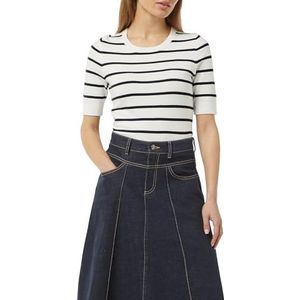 comma - Strickpullover - Gestreepte Trui - 3/4 Mouwen