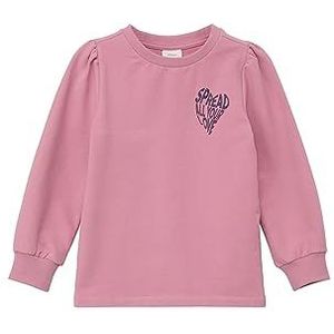 s.Oliver Sweatshirt voor meisjes met lange mouwen, roze, 92 cm