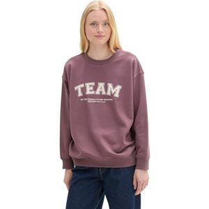 TOM TAILOR Denim Sweatshirt voor dames, 28821 - Wild Mauve, M