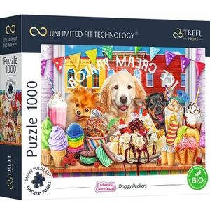 Trefl Prime Glurende Honden puzzel - 1000 stukjes