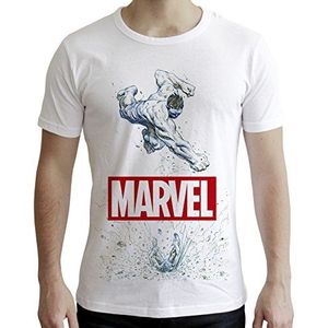 ABYstyle - MARVEL - T-shirt - ""Marvel Hulk"" - heren - wit (S)