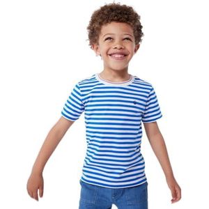Petit Bateau T-shirt met korte mouwen voor kinderen en jongeren, Porselein/Malvavisco, 5 jaar