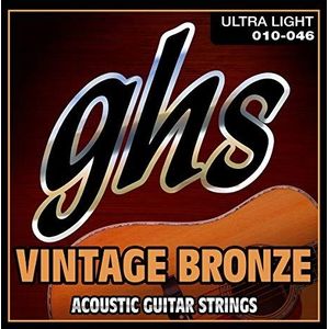 GHS VNUL 10-46 Ultra Light Vintage Brons Akoestische String Set