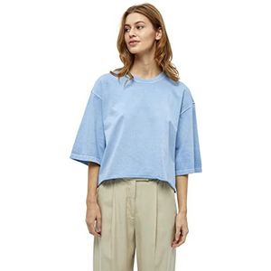 Peppercorn Marlea Zweet met 3/4 mouwen | Blauwe sweatshirts voor dames VK | Lente trui voor dames | Maat XL