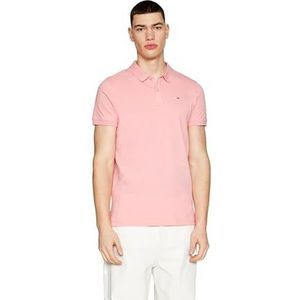 Tommy Jeans S/S polo's voor heren, Roze (gespikkeld roze), XL