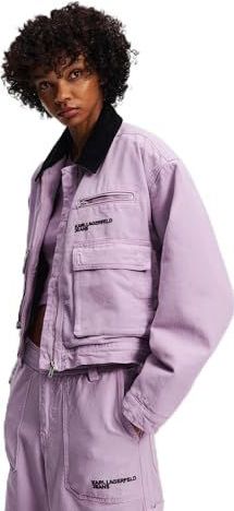 KARL LAGERFELD - Tussenjas - Lavendel/Zwart