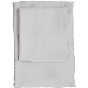 Hoeslaken, 90 x 200 cm, lichtgrijs