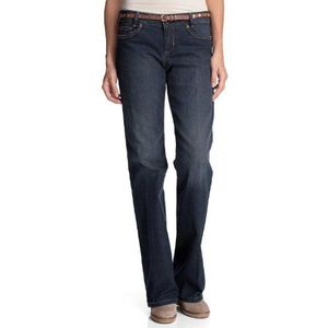 ESPRIT Dames Jeans Normale tailleband, G1710, blauw (884 Dark Vintage), 28W x 32L