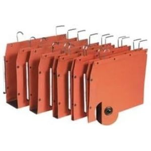 ELBA Tub Ultimate hangmappen voor kast kraftpapier oranje box van 25 A4. Boden 50 mm oranje