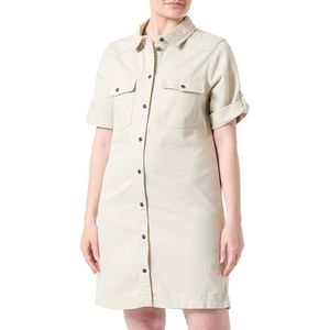 NMNEW Signe S/S Denim Dress CLR NOOS, havermout, M