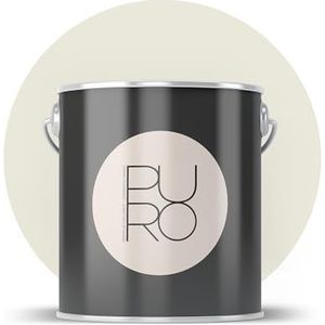 Livingwalls PURO Premium muurverf c7007 - schilderverf met zeer hoge dekking - matte hoogwaardige binnenverf in crème - 2,5 l