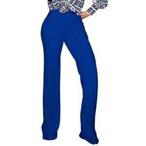 PINSV Pantalon, hoge taille, stretch, bootcut, pull-on, casual, zakelijk, XL