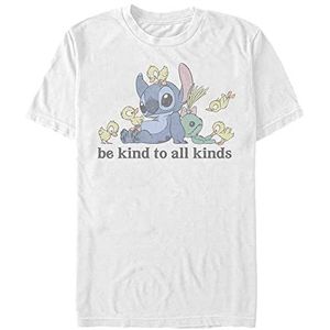 Disney Lilo & Stitch - Kind To All Kinds Unisex Crew neck T-Shirt White S