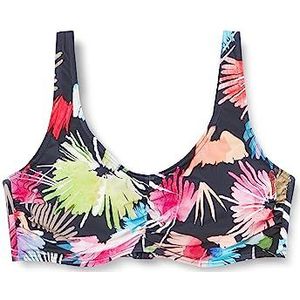 Firefly Muriel Bikinitop Navy Dark/Flower 46