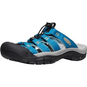 KEEN Newport damessandalen met gesloten teen, Fjord Blue Island Poppy, 40 EU